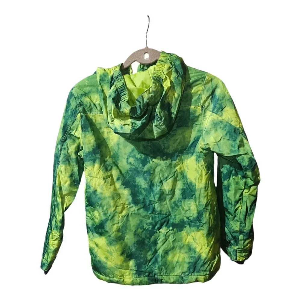 LAND'S END Tie-Dyed‎ Hoodie Coat - Size Medium (10-12)
